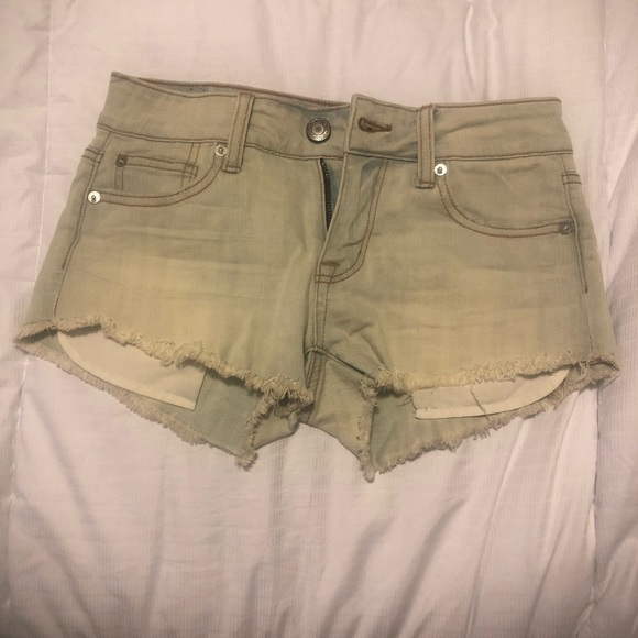 American Eagle Shortie Shorts size 0 super stretch - Picture 1 of 4